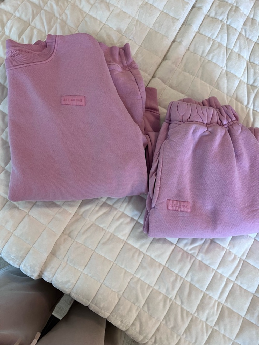 SET Active Pink Sweatshirt & Joggers Set